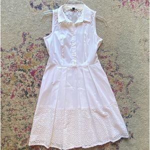 ❤️NWT Ann Taylor Pleated Cotton Dress